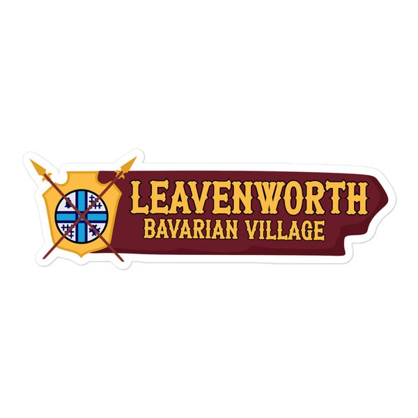 Leavenworth Bavarian Village Washington sticker