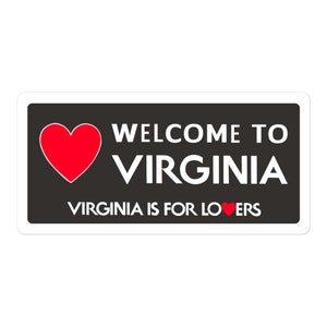 Virginia is for lovers sticker