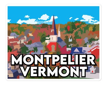 Montpelier Vermont sticker