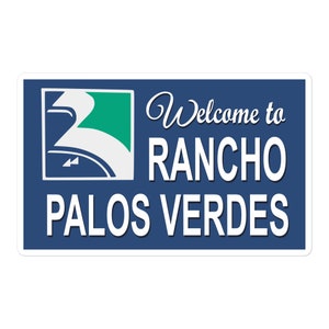 Rancho Palos Verdes Los Angeles sticker