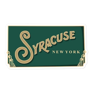 Syracuse New York Sticker