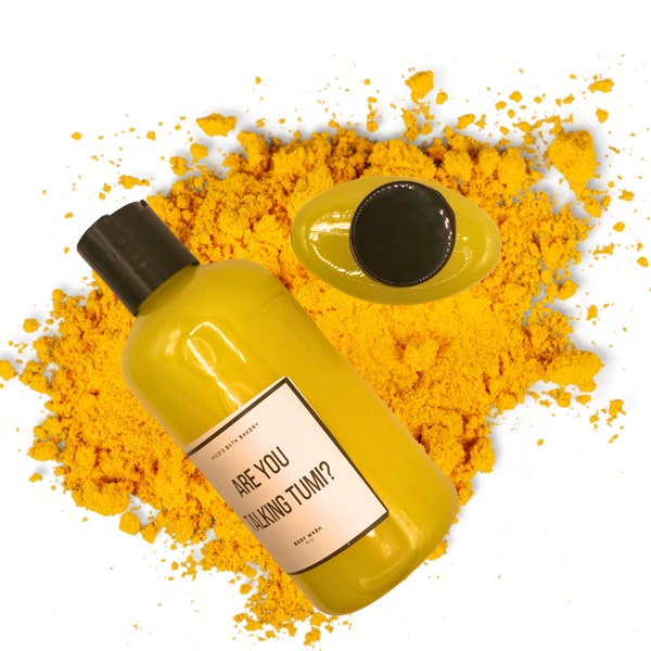 Turmeric Body Wash, All Natural for Face and Body