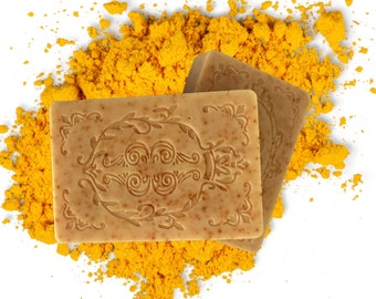 Turmeric and Honey Soap, All Natural for Face and Body