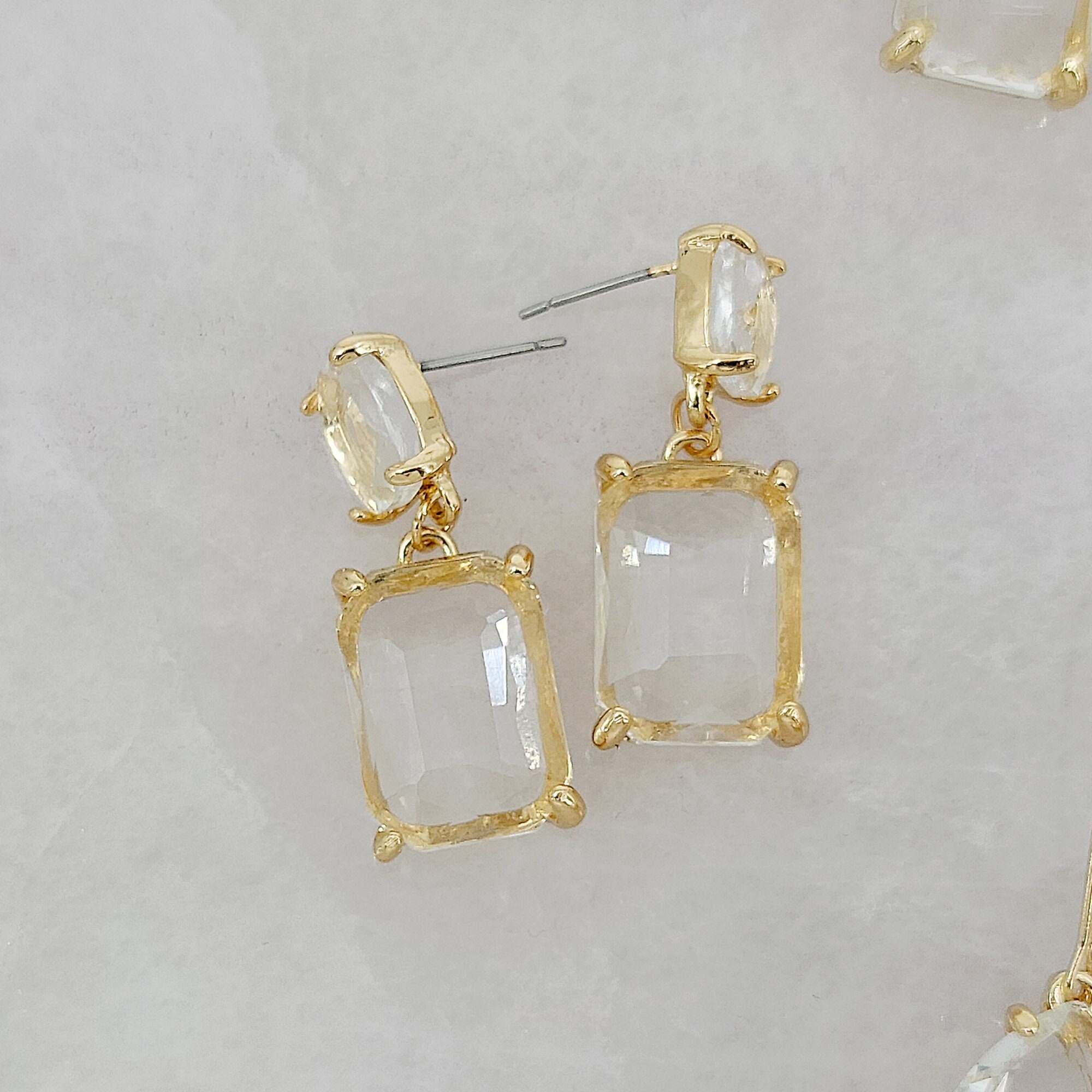 Elegant Rectangular Earrings