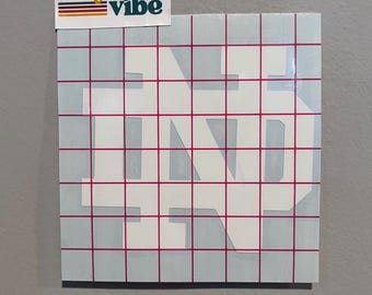 Notre Dame Fighting Irish Football- Vinyl Sticker Outdoor/Indoor Use Waterproof