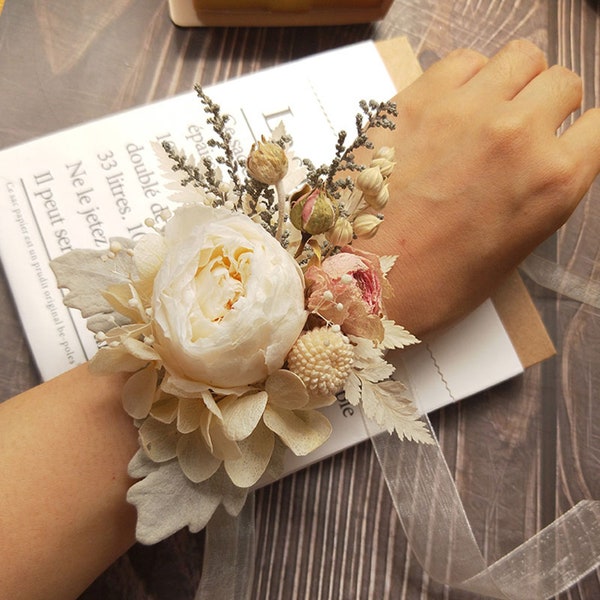 Bridal Wrist Corsage Etsy