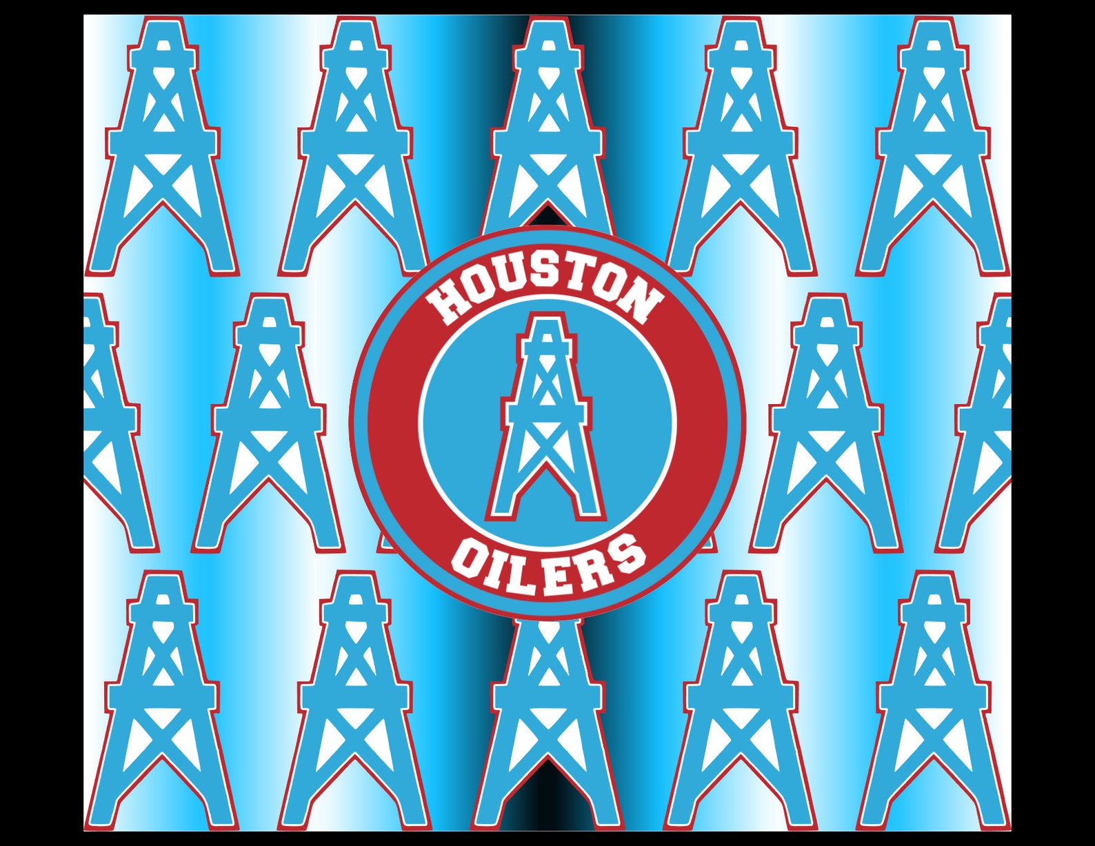 Houston Oilers 20oz Straight Tumbler Sublimation PNG Etsy