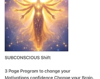 Subconscious Shift Program: Reshape Your Thinking in 3 paper program! Change your BRAIN Change your LiFE starts working in a week