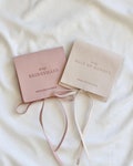 Bridesmaid gift pouch with tie maid of honour wedding present bridesmaid jewellery pouch bridal party gift bridesmaid earrings necklace