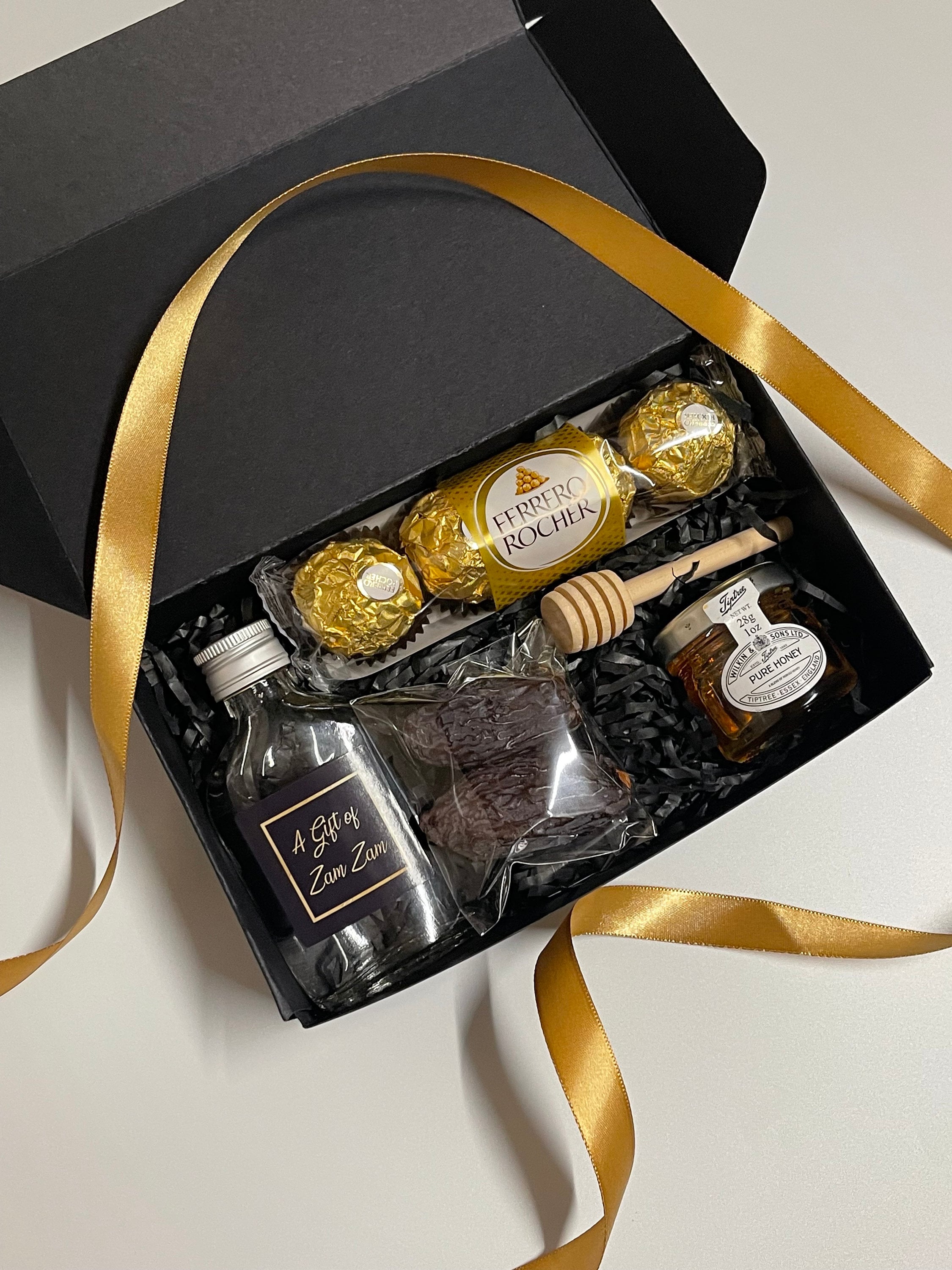 Personalised Zamzam, Date & Honey Gift Box - Eid, Ramadan Present
