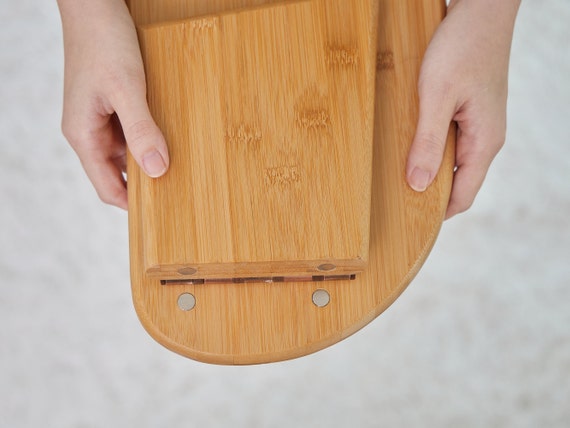 Padded Meditation Bench, Folding Seat With Cushion, Bamboo Seiza