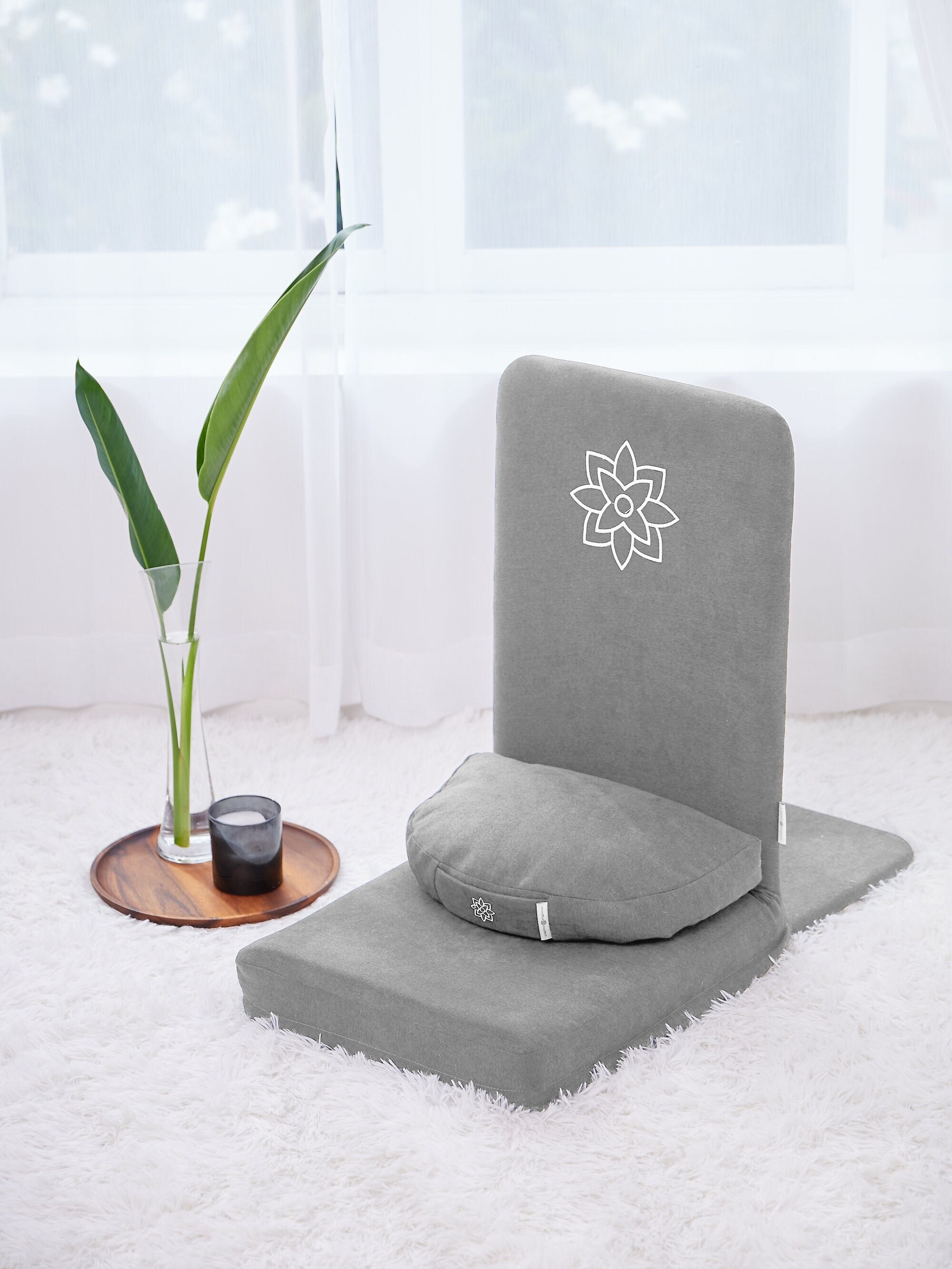 Perfect for a kotatsu Corner cushion rug C shaped safety mat 190x190cm  family