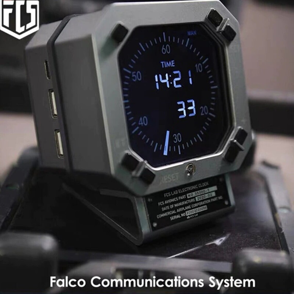 Aircraft Instrument Clock for Home Inspired Cockpit Boeing Etsy