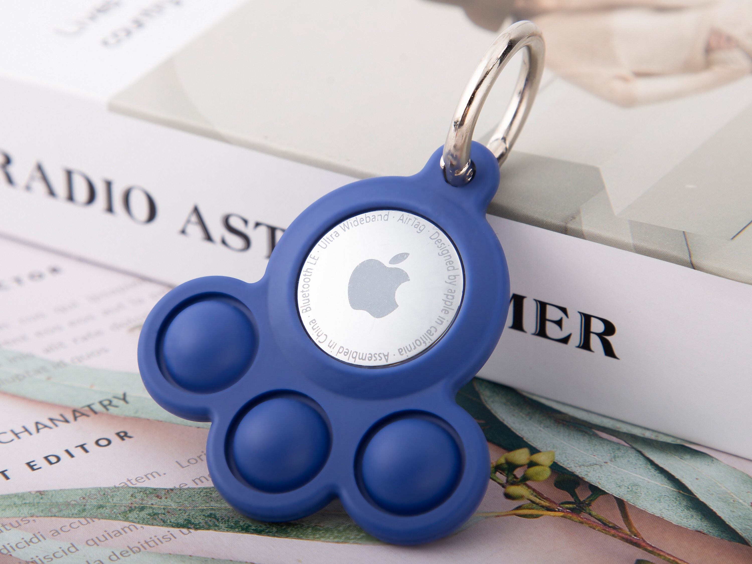 Personalized Pet Paw Airtag Holderairtag Keychainairtag Etsy