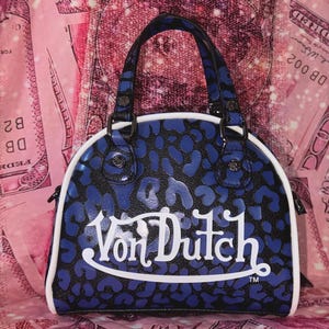 バッグ 00s archive von dutch leather boston bag Vintage Von Dutch Bag - Etsy Canada