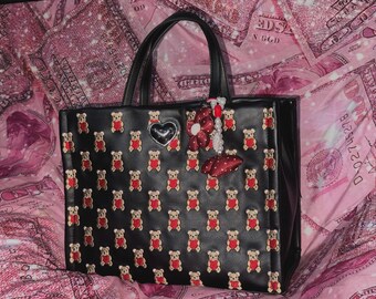 Ed Hardy Pink Leopard Skull Satchel • Y2K Tattoo Luxe Handbag - Etsy