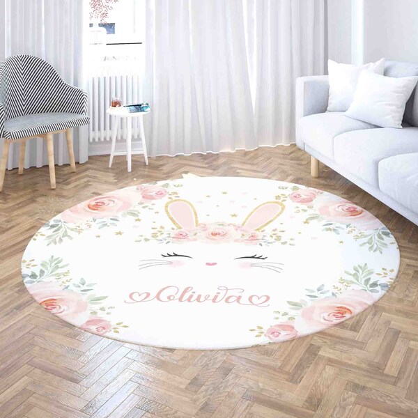 Bunny Rug Etsy