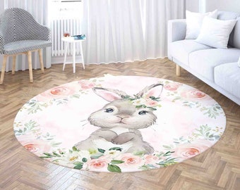 Bunny rug store nursery