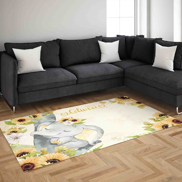 Elephant Rug Etsy
