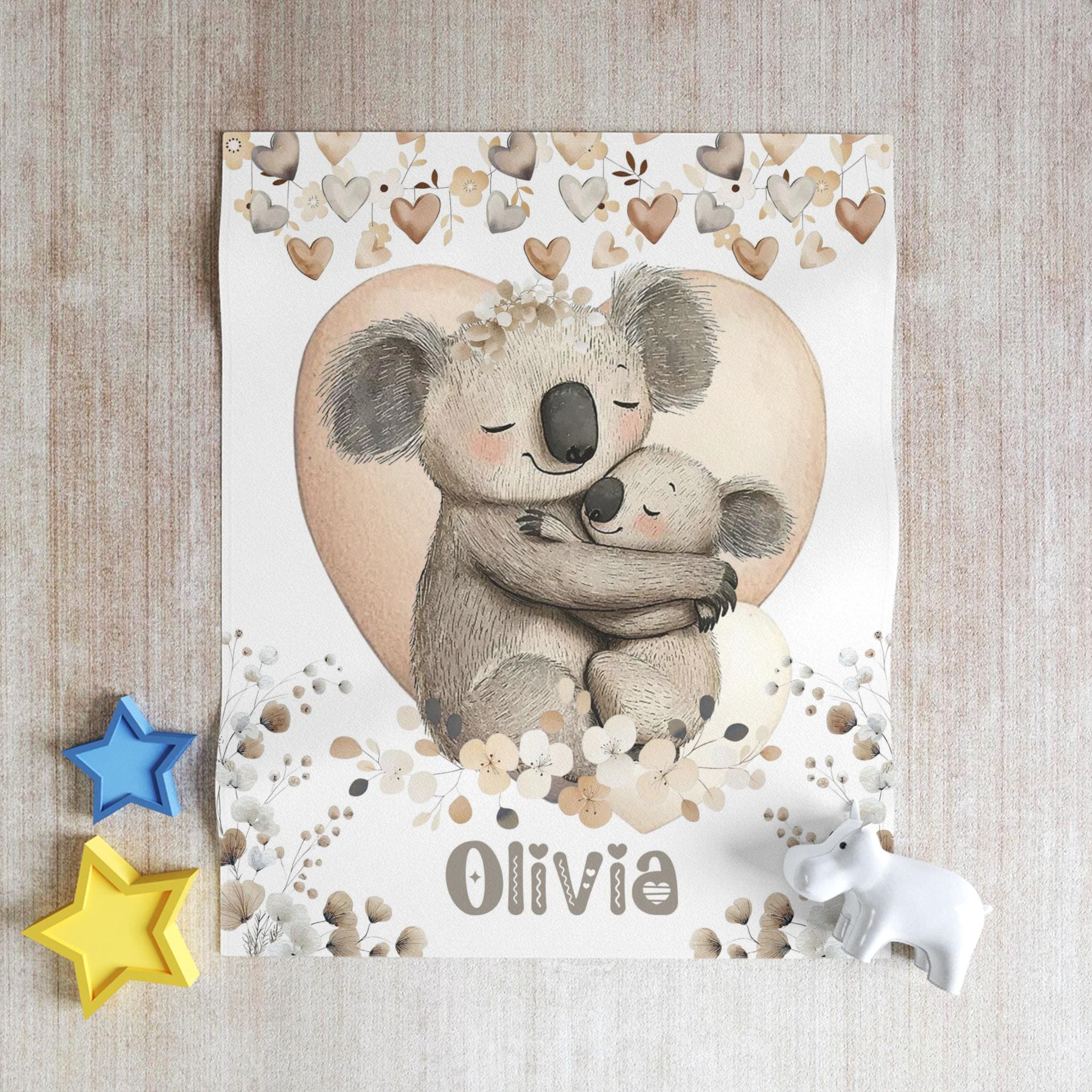 Coperta in pile Koala per bambini in 3D con motivo di koala, per bambini, ragazzi, ragazze, simpatica coperta in peluche, per divano letto, king size 200 x 220 cm
