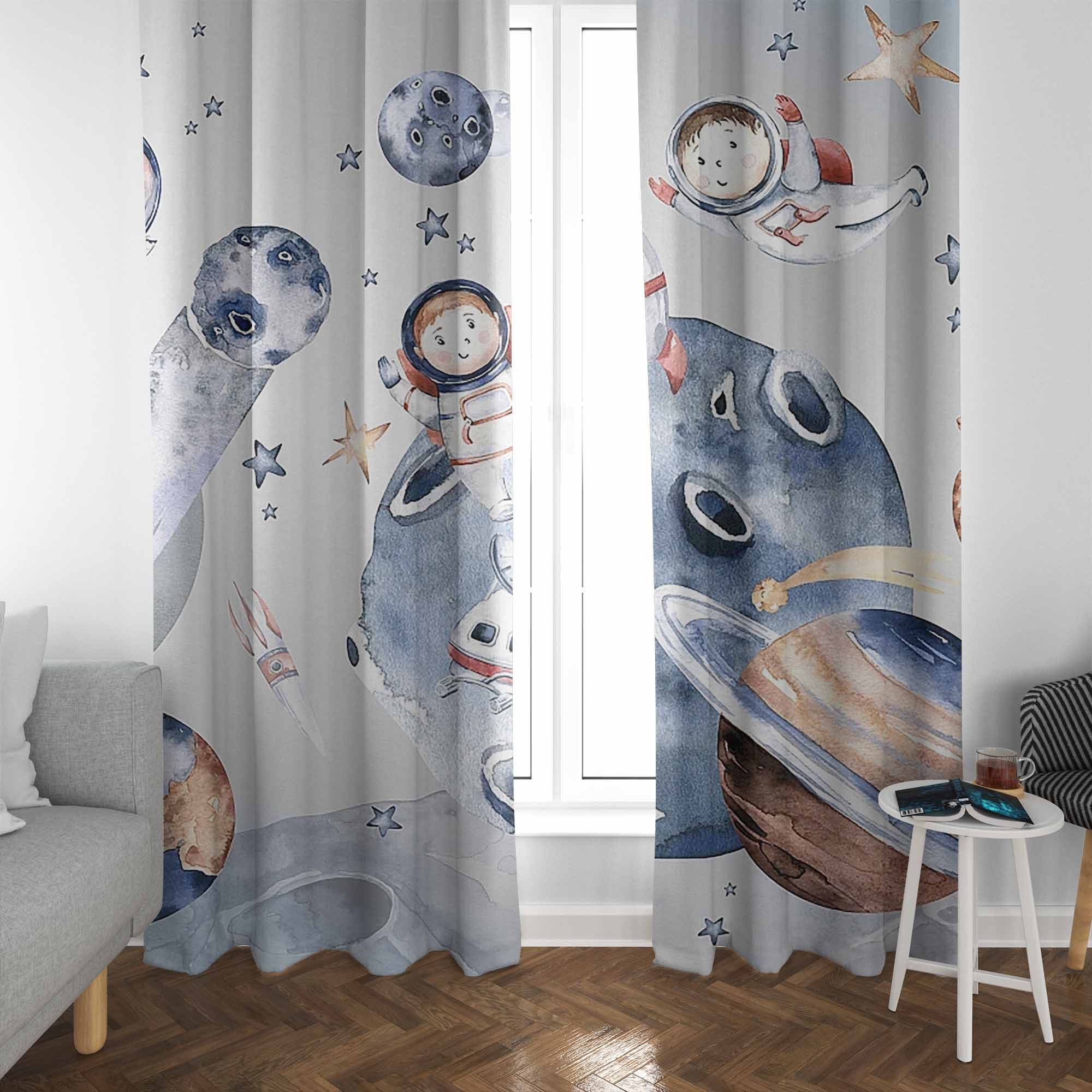 Galaxy Tende colorate spazio esterno per camera da letto