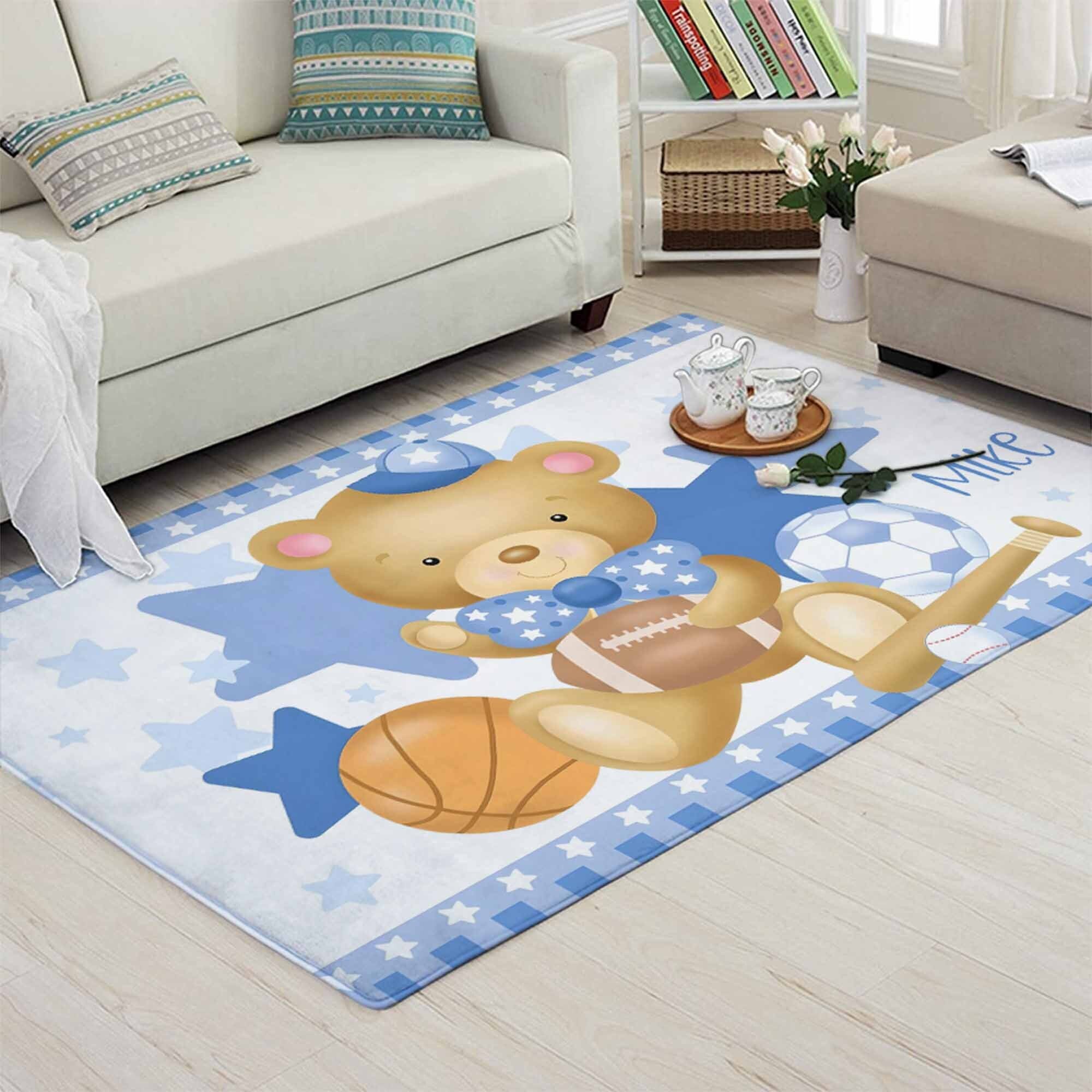 Baby Playmat Cartoon Living Room Rug Non-slip Cotton Kids Rug Puzzle  Crawling Pad Developing Playmat Blankets Toys For Kids - Realistic Reborn  Dolls for Sale