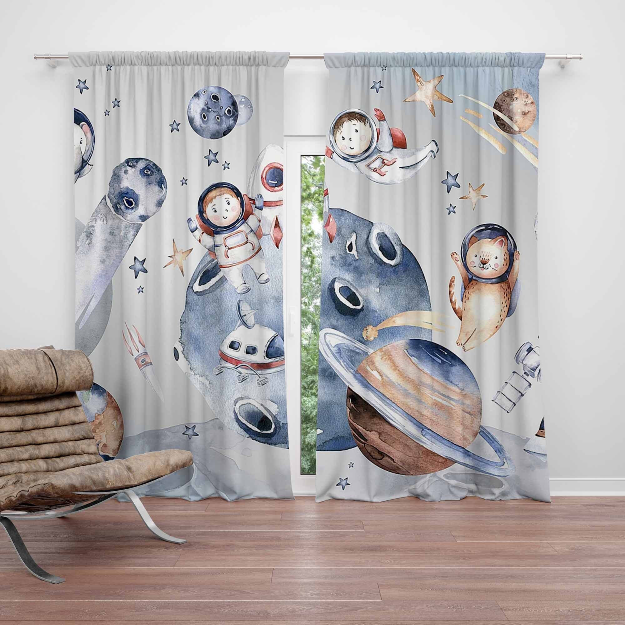 Tenda A Pannelli Per Camera Bambini E Ragazzi - Simbolo Della Pace E Fiori - 46x72 Pollici (117x183 Cm) - Morbido Velluto