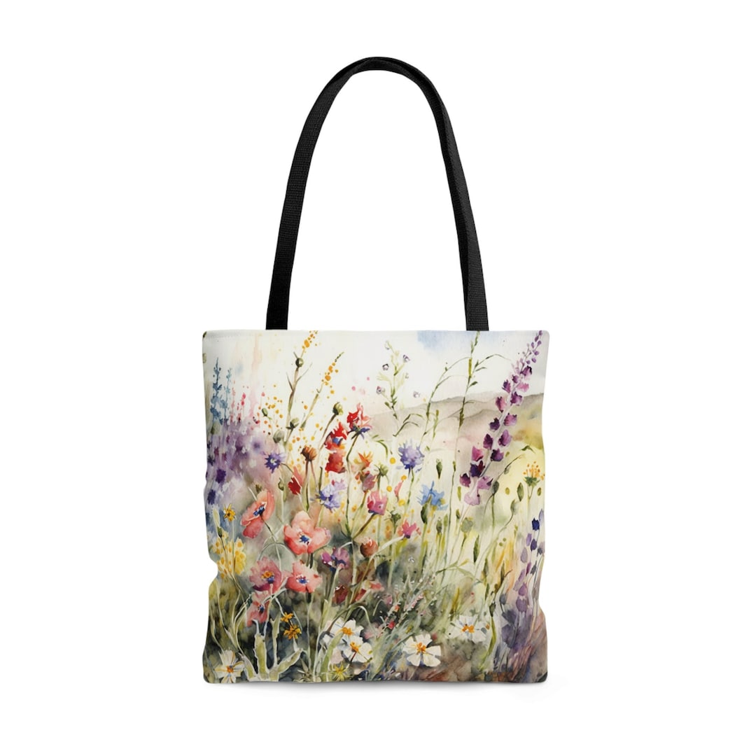 Mod Garden Geo Floral Beaded Mini Tote