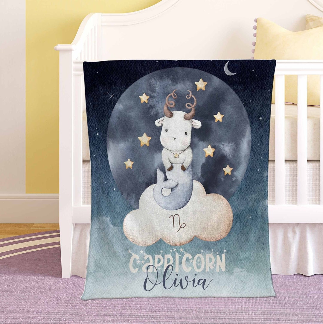 Capricorn Astrology Magic Witch Blanket