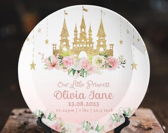 Ornamento Personalizzato In Ceramica 7 Cm | Crea Il Tuo Regalo Con Foto E Testo | Inclusi Corda Oro E Sacchetto Regalo
