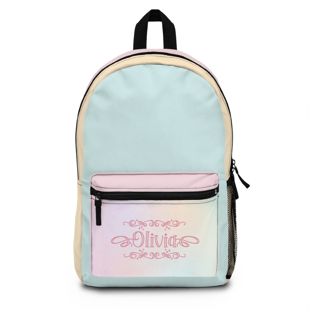 Cotton Candy Backpack, Back to School Gift, Personalized Kids School