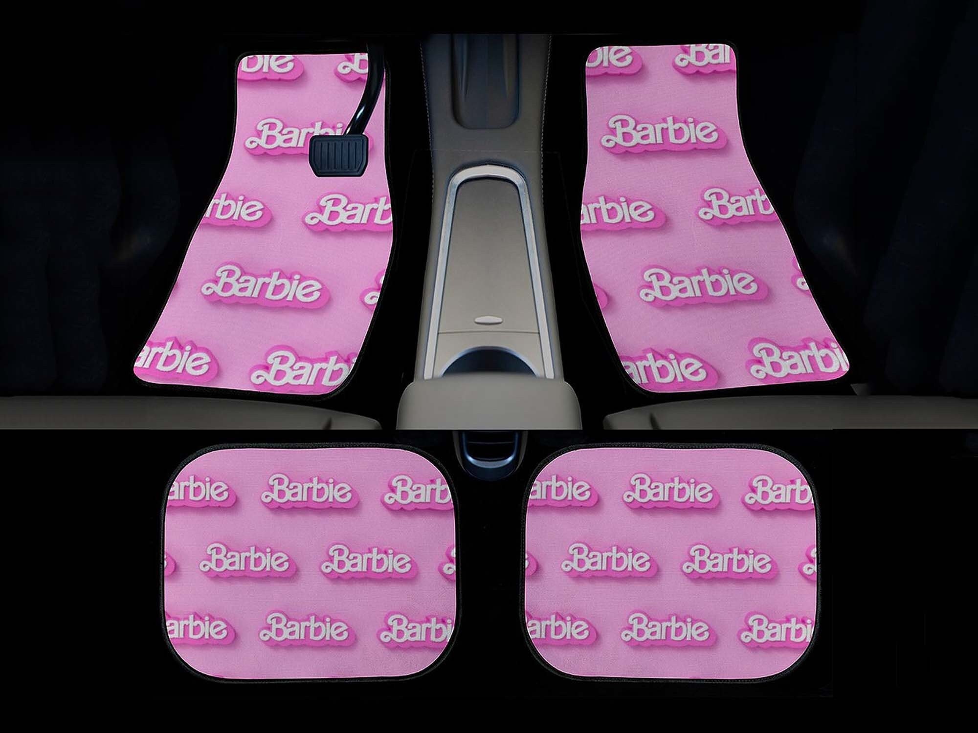 Pink Logo Car Foot Mat red Car Dust Foot Mat car logo Car Foot Mat