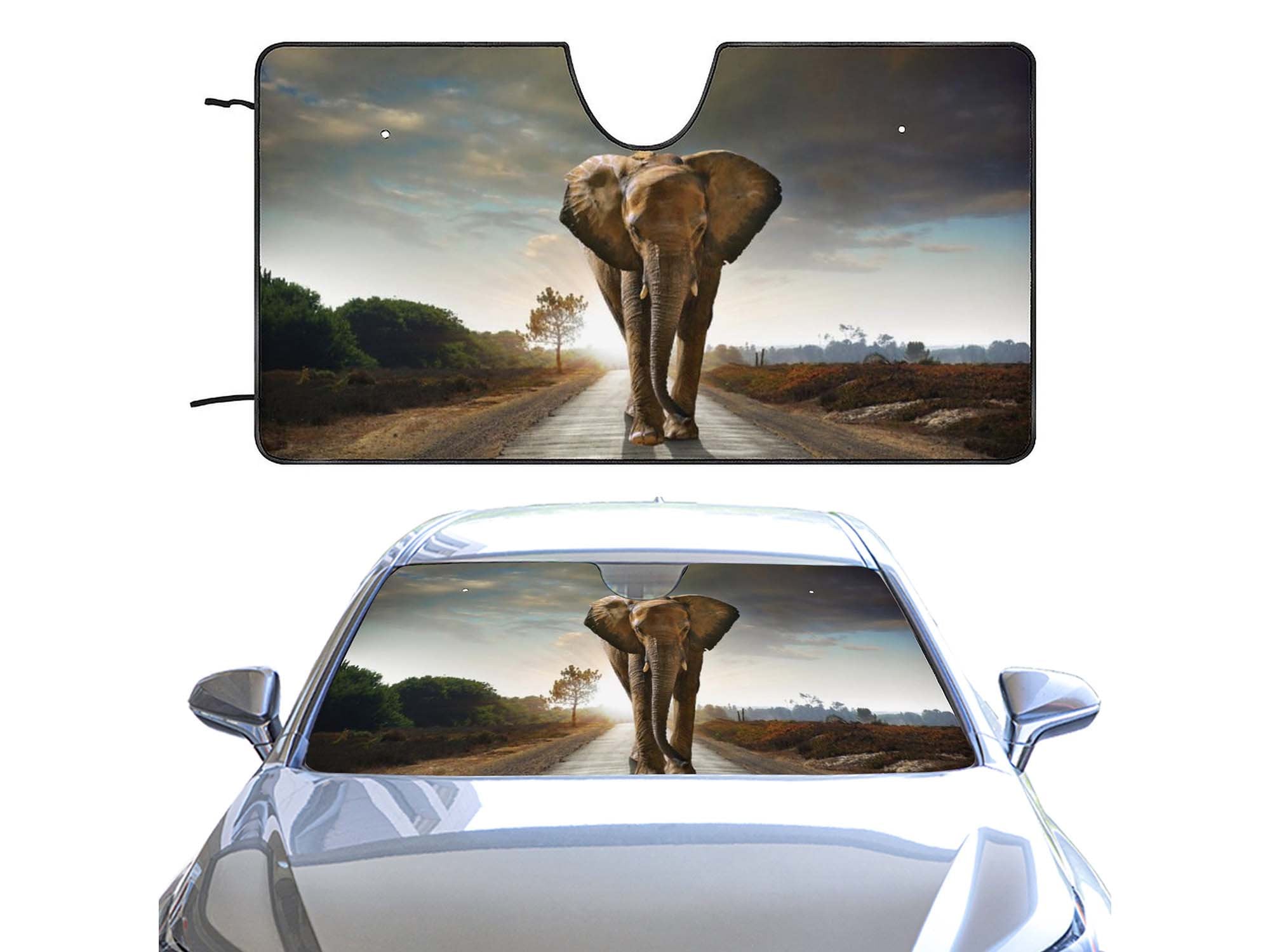 Niedlicher Elefant Auto-Sonnenschutz / Tierauto-Sonnenschutz