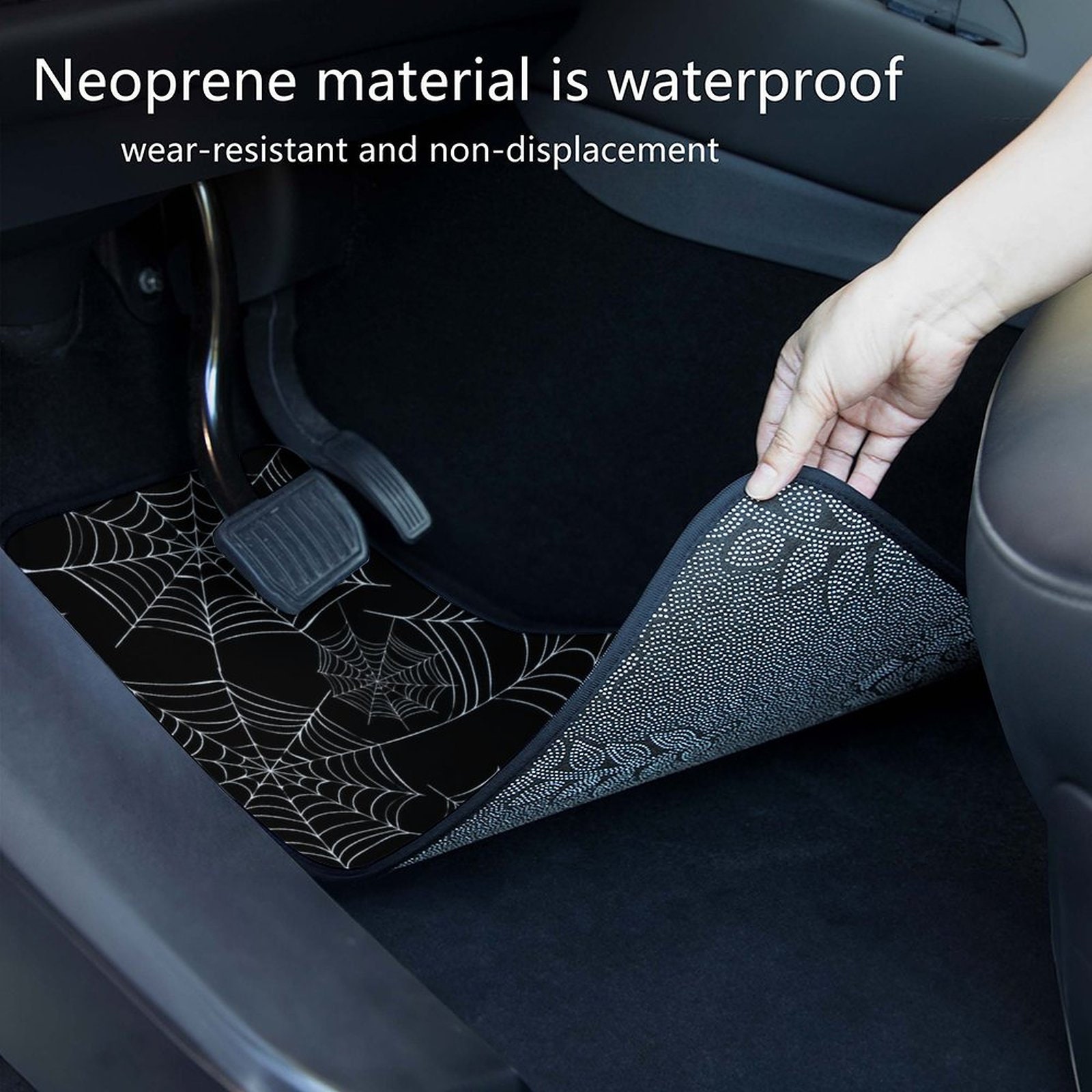 Spider Web Car Foot Mats, Black Mood Gothic Car Accessories sold by  Sheltered Ontology, SKU 64769546