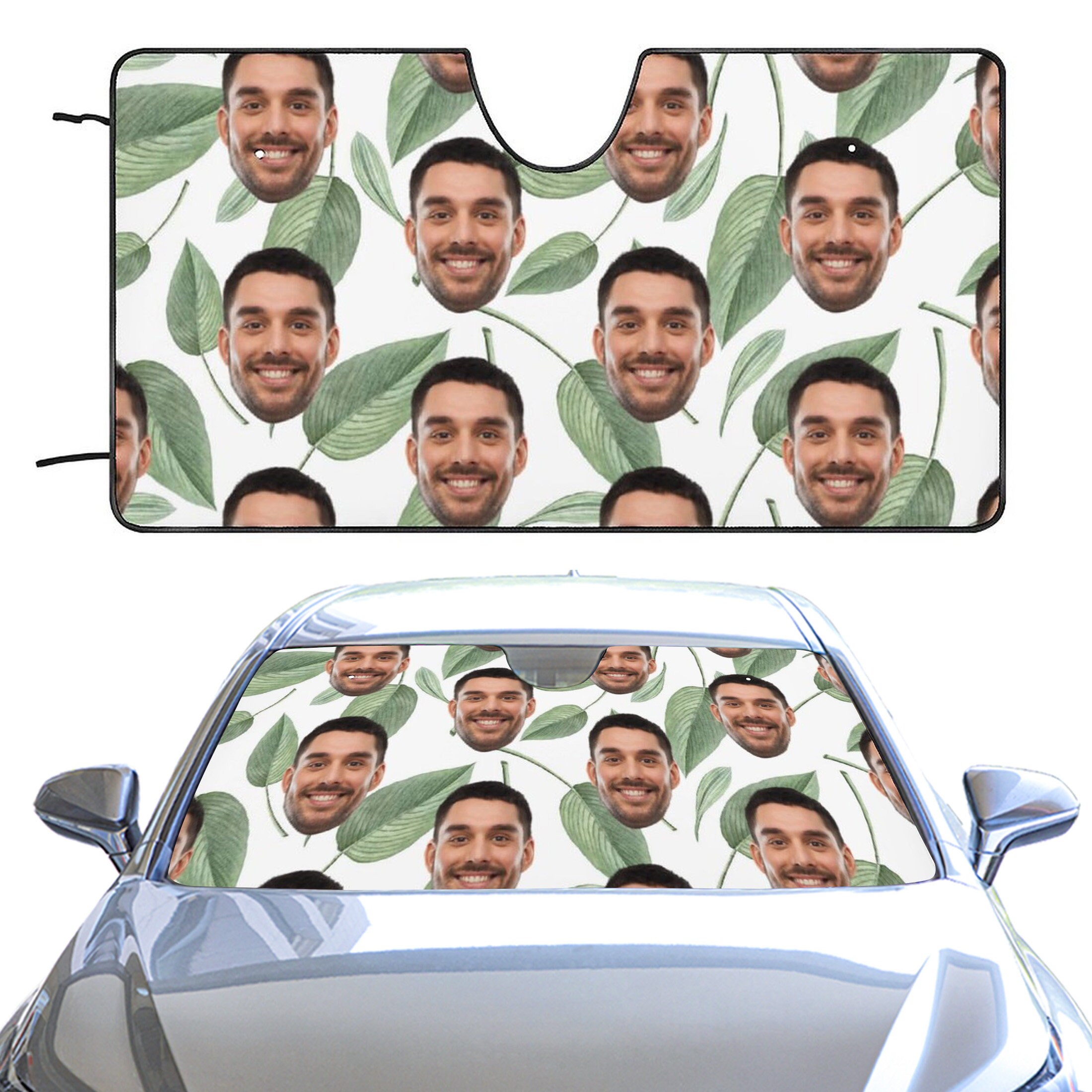 Personalised Photo Car Sun Visors / Customised Avatar Sun Visors / Car Accessories /gifts for