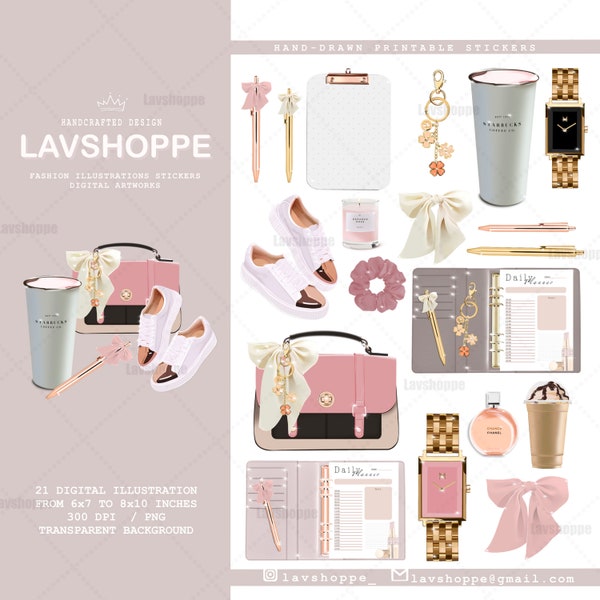 Happy Planner Cover Planner Cover Fashion Essentials Fashion Girly Clipart Glam Girl