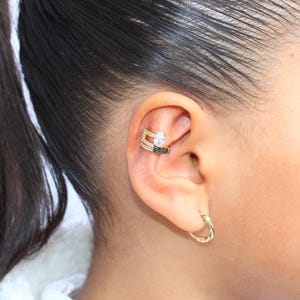 Earcuff for big ear, ear cuff, earring for protruding ear, earring, fake piercing