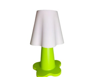 Vintage Ikea Lamp- Mammut - Ikea Morton Kjelstrup - Ikea Mammut pink green- Design table lamp- Vintage Ikea led- Retro- Tiktok lamp B9822