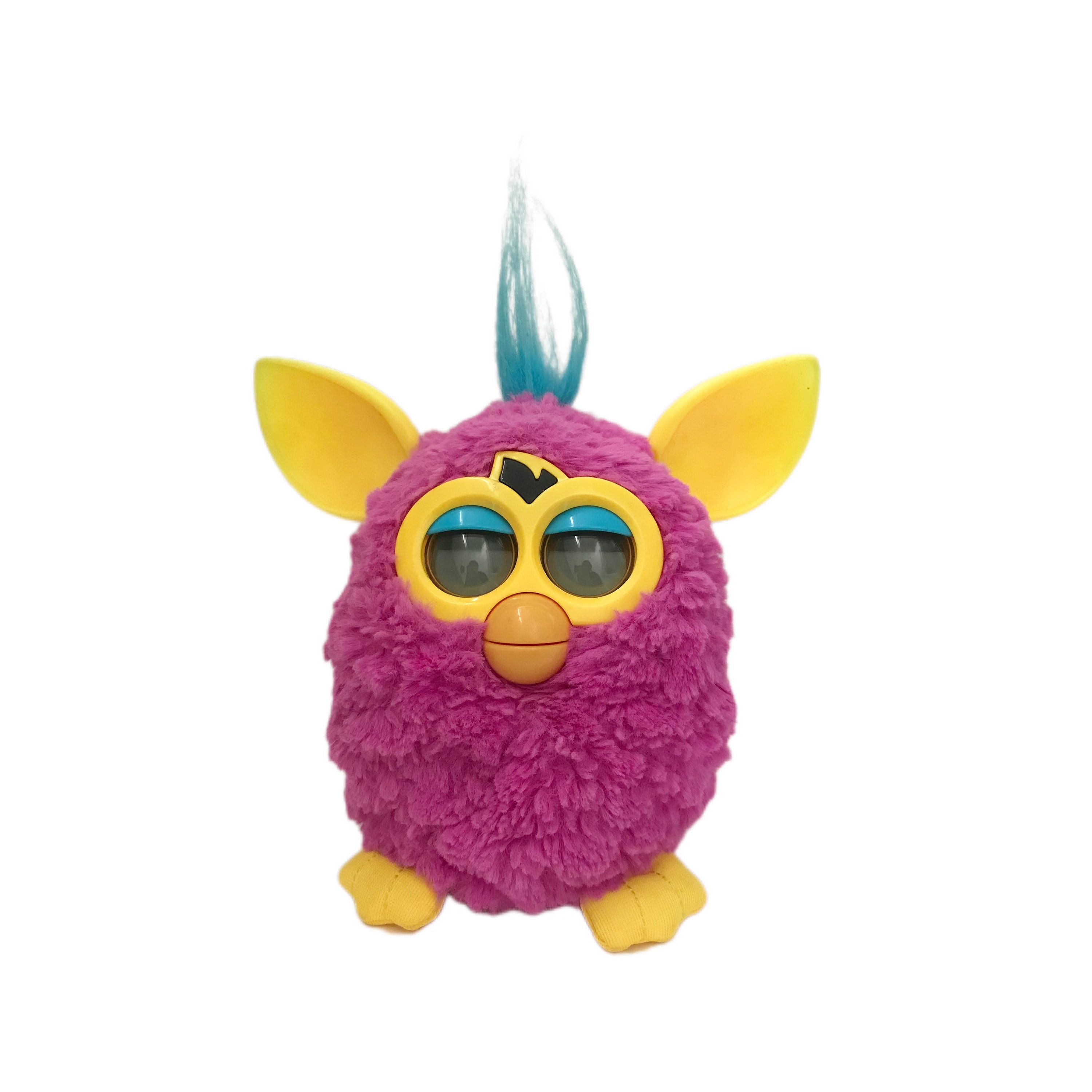 青藍【稼働品】2体セット ファービー2 ピンクとブルーのセット ドイツ語版 2x Furby Furbies (2) Pink Polka Dots (Works!!) Blue Has to
