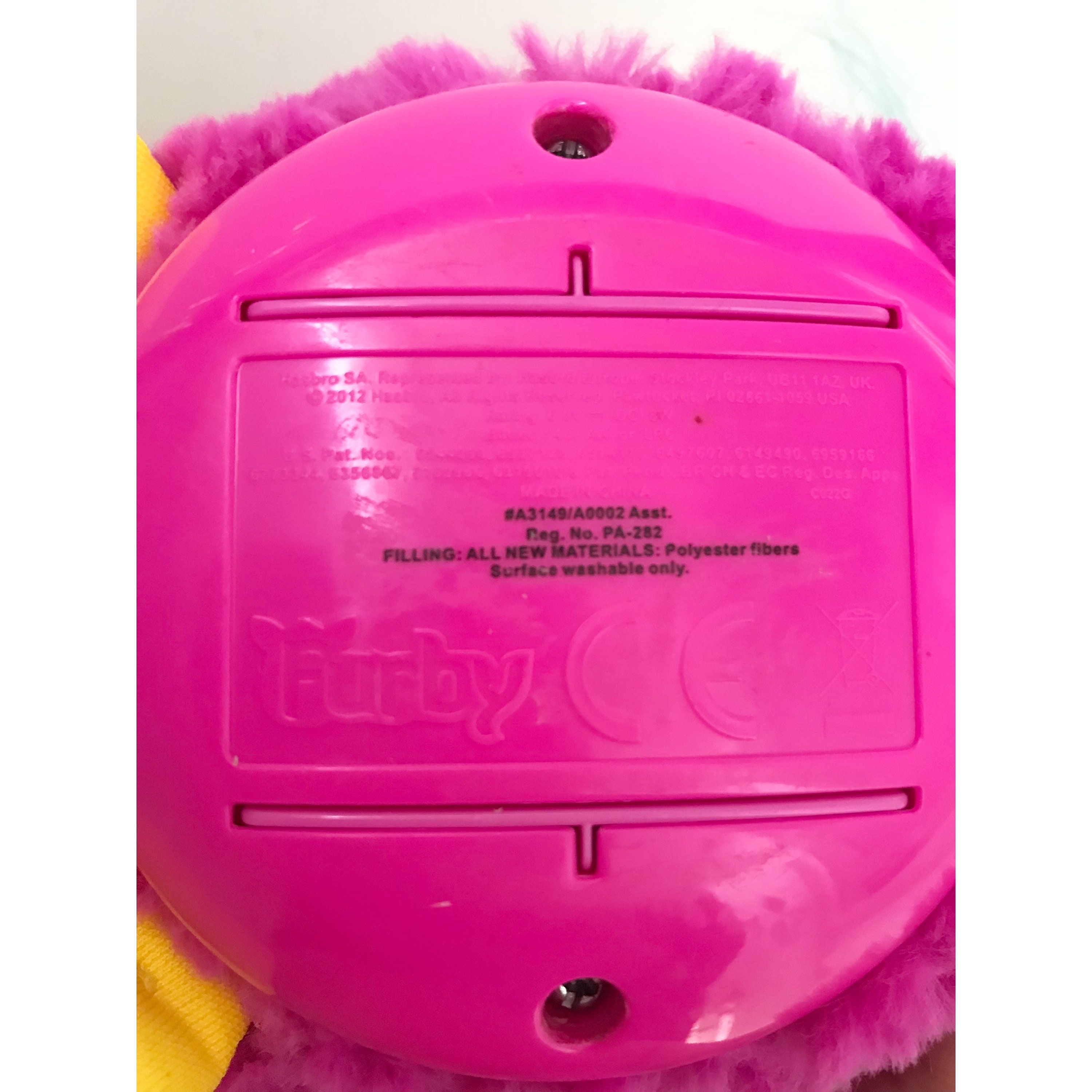 Furby Boom Hasbro 2012 Blue Pink Yellow- Furby Plush