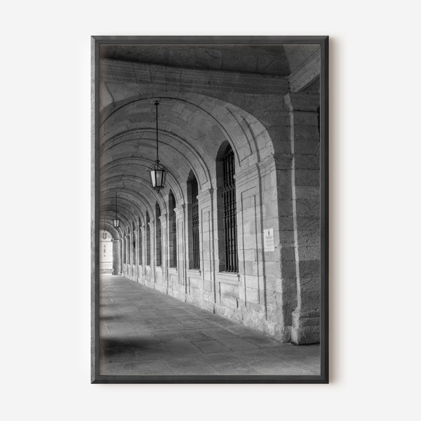 Black and White Architecture Building Etsy