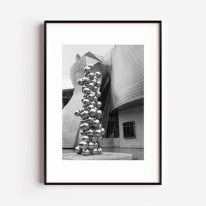 Architecture Print, Downloadable Photo of Modern Building, Black and White Europe Travel Wall Art, Digital Download, Contemporary Decor