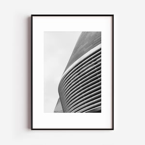 Black and White Modern Architecture Print, Downloadable Photo, Building Wall Art, Printable Wall Art, Digital Download, Office Printable Art