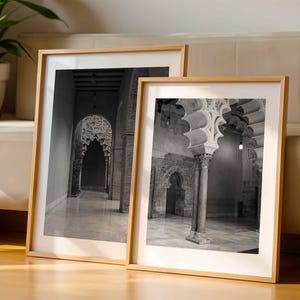 Printable Set of 2 Moroccan Door Photos, Islamic Architecture Poster, Arabic Wall Art, Instant Download, Boho Digital Art, Boho Gallery Wall