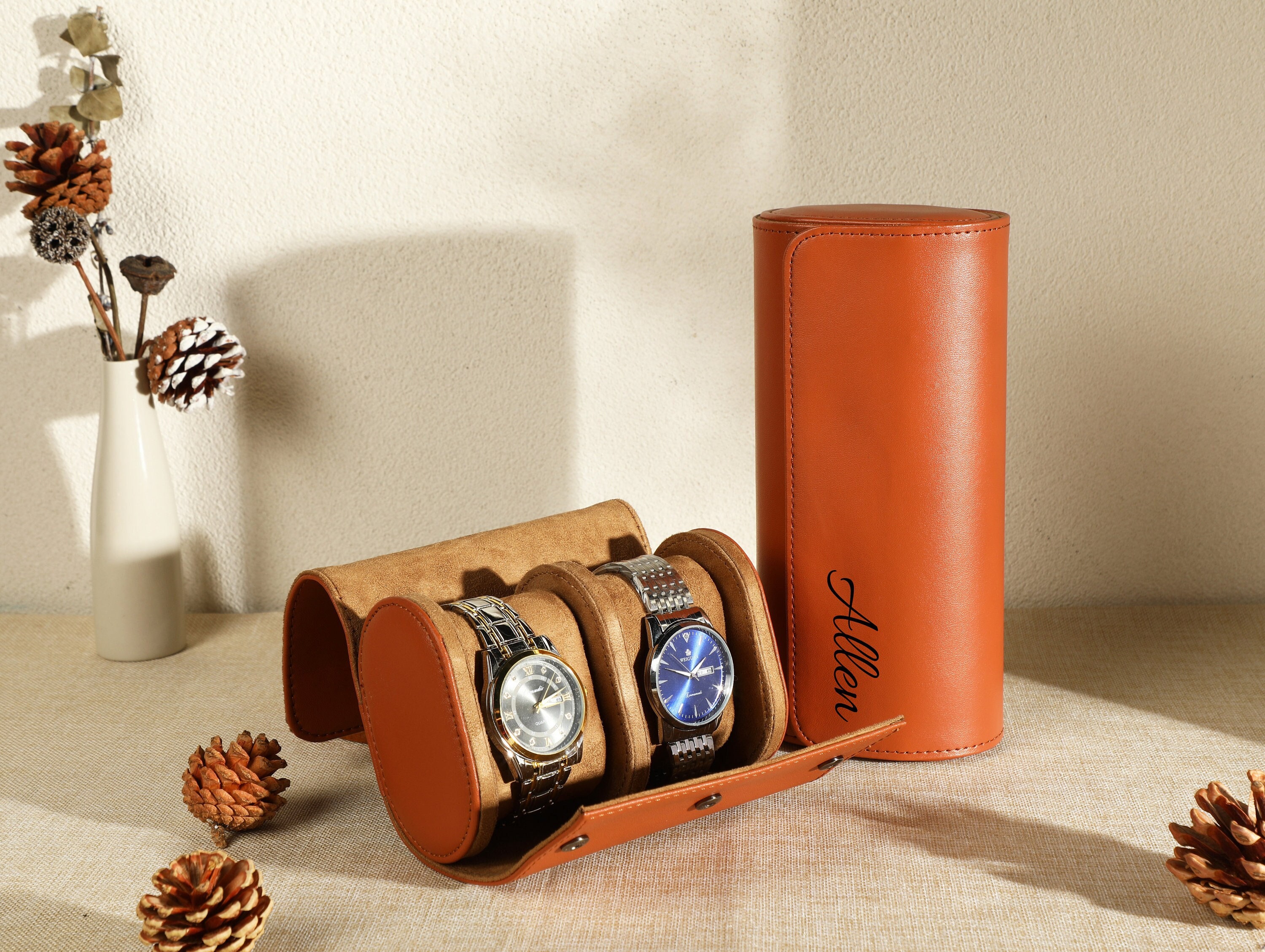 Funda de reloj de cuero Etsy Espana