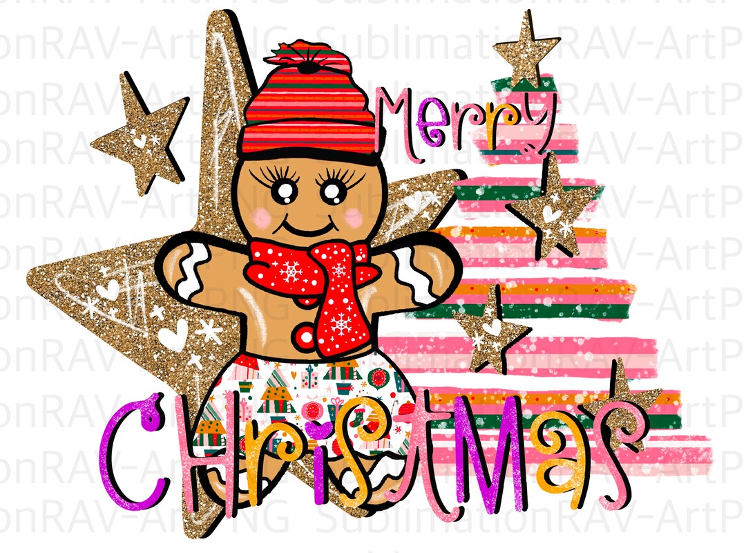 Gingerbread Png Gingerbread Girl Png Kids Png Baby Etsy