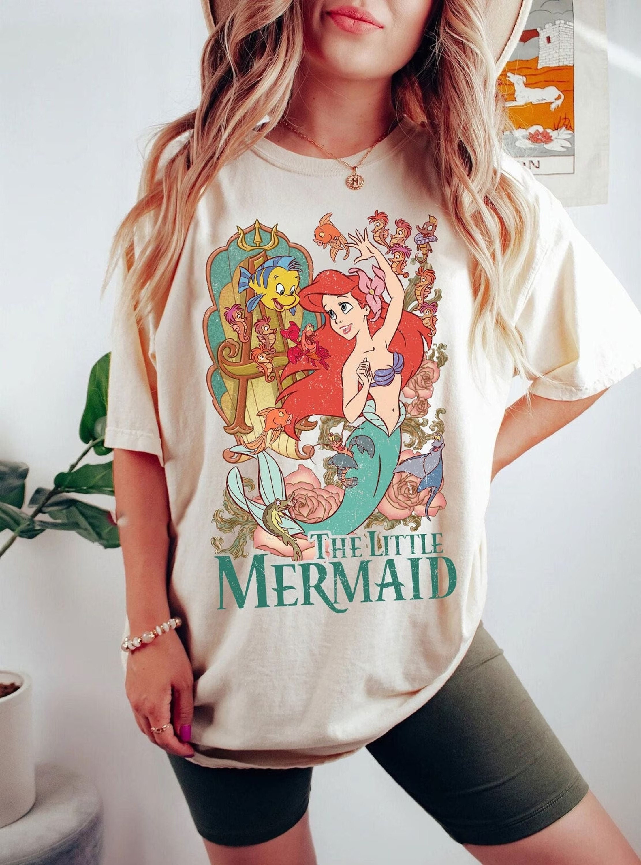 Little mermaid sales shirt womens