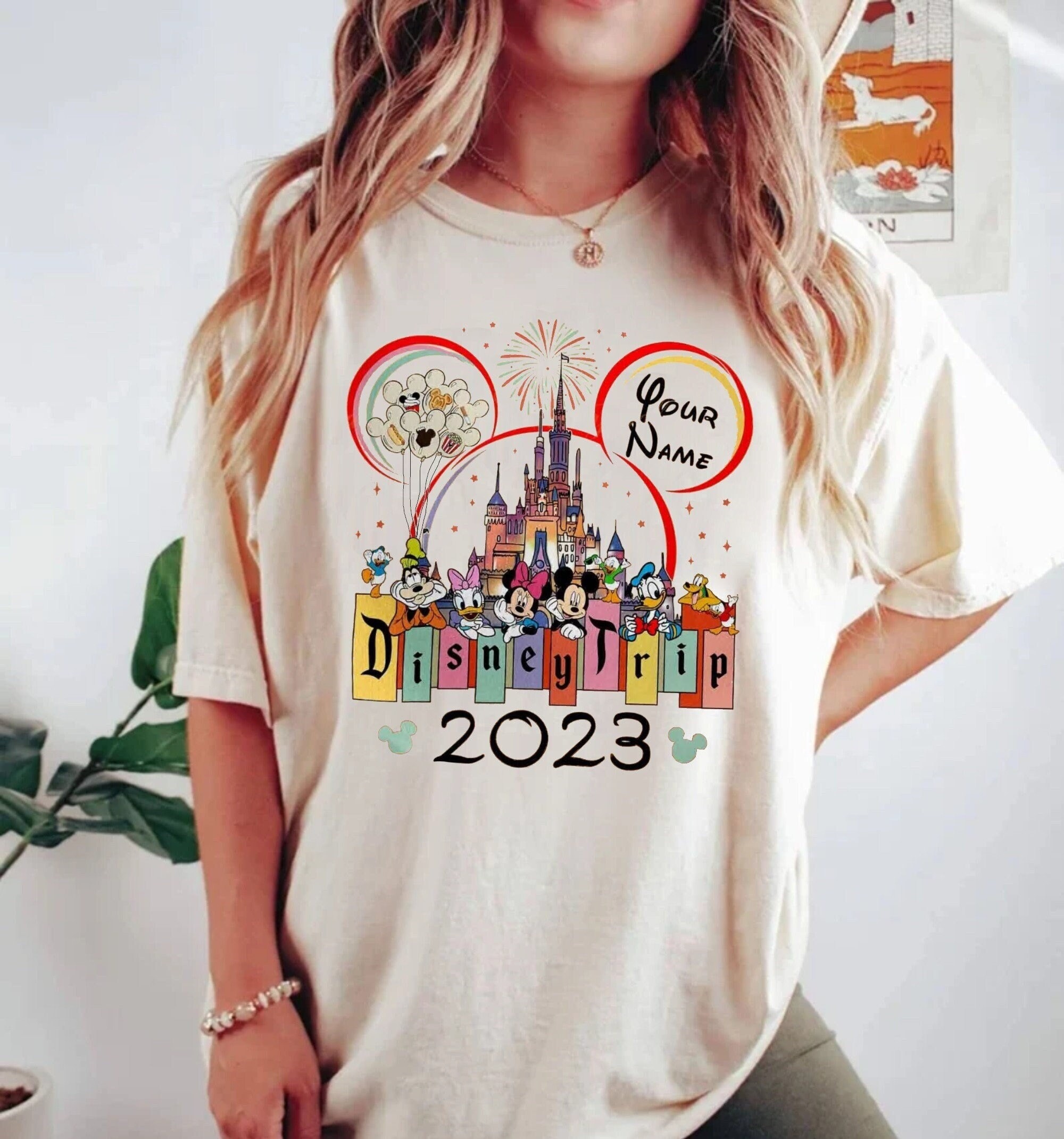 Discover T-shirt personnalisé Disney Trip 2023, t-shirt personnalisé