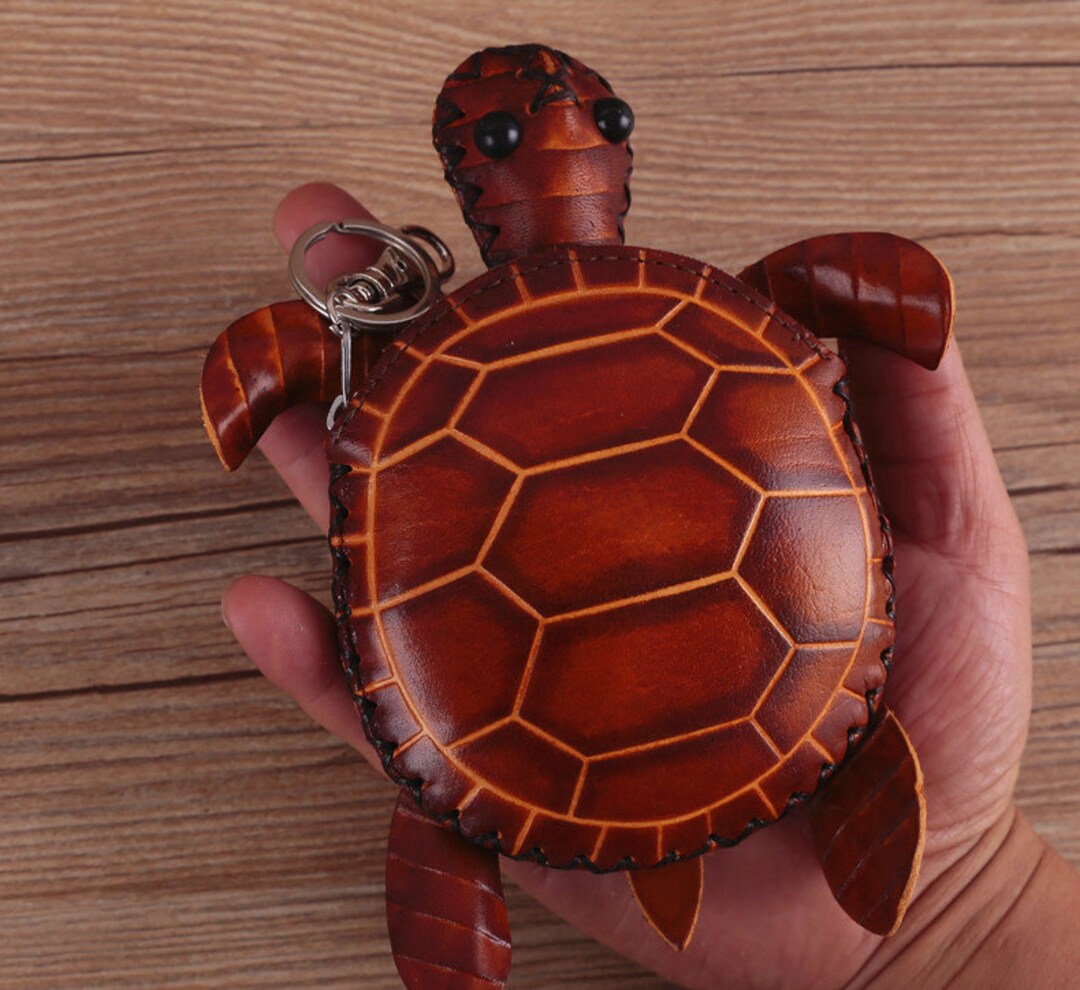 Turtle Coin Purse Hanging on Bag Cute Purse Key Case Etsy