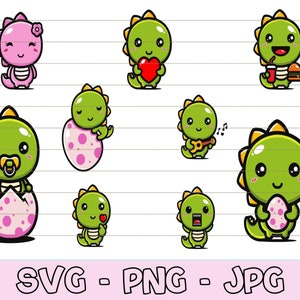 Baby Dinosaur svg, Cute Dinosaur svg, Dinosaur Shirt svg, Dinosaur svg, Dinosaur Stickers svg, Dinosaur Clipart svg, Cute Animal svg, PNG.